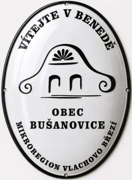 Smaltovaná vítající nebo loučící cedule -vitej 18